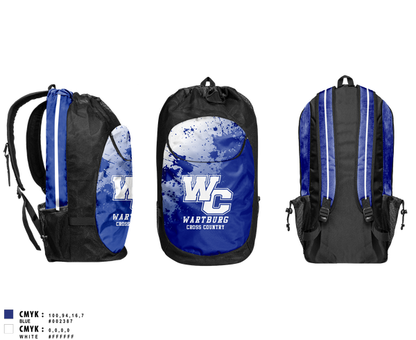 Gear Bag, Wartburg Cross Country, Cross Country, Teamtime, Team time, sublimation, custom sports apparel, team uniforms, spirit wear, spiritwear, sports uniforms, custom shirts, team store, custom team store, fundraiser sports, apparel fundraiser