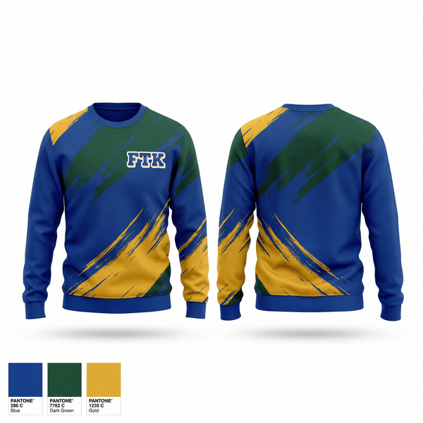 Crew Neck Sweatshirt, FTK, Men's Basketball, Teamtime, Team time, sublimation, custom sports apparel, team uniforms, spirit wear, spiritwear, sports uniforms, custom shirts, team store, custom team store, fundraiser sports, apparel fundraiser