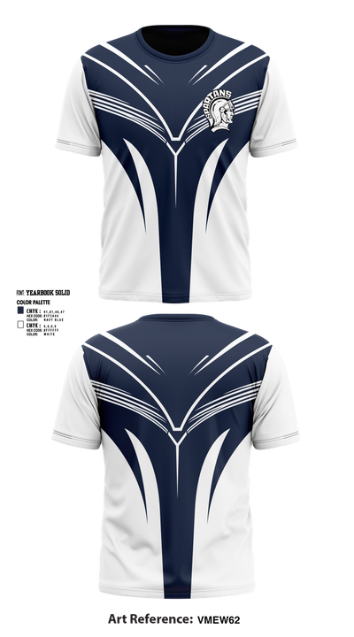 Milford Spartans Boys Soccer 84740771 Short Sleeve Performance Shirt - 1