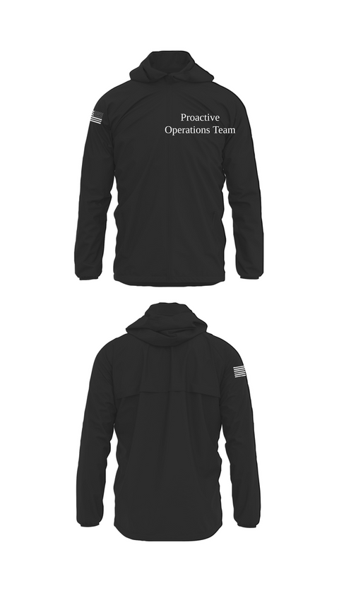 Windbreaker, Proactive Operations Team, Police, Teamtime, Team time, sublimation, custom sports apparel, team uniforms, spirit wear, spiritwear, sports uniforms, custom shirts, team store, custom team store, fundraiser sports, apparel fundraiser