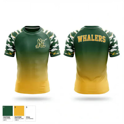 Whalers 80157325 Short Sleeve Rash Guard Shirt - 1