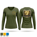 Columbia County Women's Long Sleeve V-neck Shirt - 1