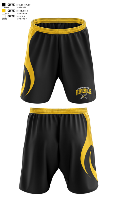 Andrew Thunderbolts Golf 43486182 Athletic Shorts With Pockets - 1