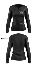 Houston Police Northeast Patrol Women's Long Sleeve V-neck Shirt - 6