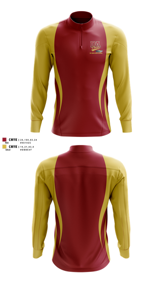 Quarter Zip Jacket, De Anza High School, Spirit Store, Teamtime, Team time, sublimation, custom sports apparel, team uniforms, spirit wear, spiritwear, sports uniforms, custom shirts, team store, custom team store, fundraiser sports, apparel fundraiser