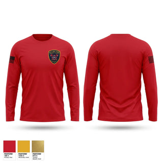 Long Sleeve Performance Shirt, Atlas Township Fire Department, Fire Department, Teamtime, Team time, sublimation, custom sports apparel, team uniforms, spirit wear, spiritwear, sports uniforms, custom shirts, team store, custom team store, fundraiser sports, apparel fundraiser