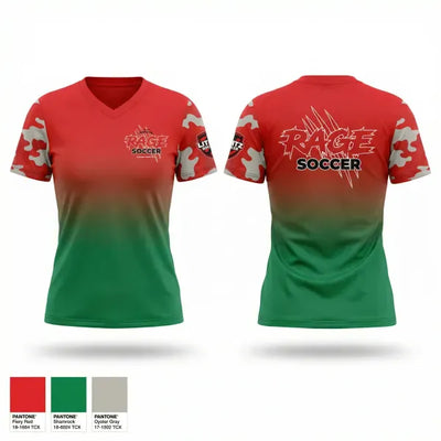 Lititz RAGE 60931305 Women's Short Sleeve V-neck Shirt - 1
