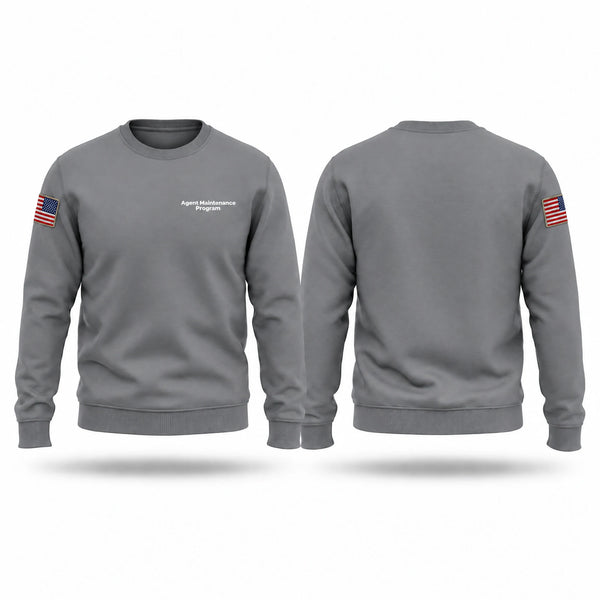 Crew Neck Sweatshirt, Agent Maintenance Program, Police, Teamtime, Team time, sublimation, custom sports apparel, team uniforms, spirit wear, spiritwear, sports uniforms, custom shirts, team store, custom team store, fundraiser sports, apparel fundraiser
