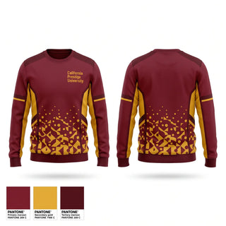 Crew Neck Sweatshirt, California Prestige University, Baseball, Teamtime, Team time, sublimation, custom sports apparel, team uniforms, spirit wear, spiritwear, sports uniforms, custom shirts, team store, custom team store, fundraiser sports, apparel fundraiser