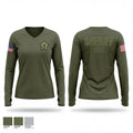 Boyd county sheriff 82590587 Women's Long Sleeve V-neck Shirt - 1
