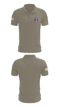 100 Battalion 442 Infantry 61089224 Short Sleeve Performance Polo - 67