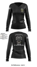 319th IEW Women's Long Sleeve V-neck Shirt - 6
