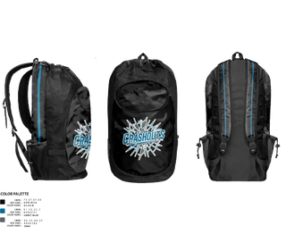 Gear Bag, CRASHOUTS, Baseball, Teamtime, Team time, sublimation, custom sports apparel, team uniforms, spirit wear, spiritwear, sports uniforms, custom shirts, team store, custom team store, fundraiser sports, apparel fundraiser