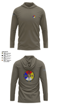 CLDJ N37 93741112 Long Sleeve Performance Shirt with hood - 4