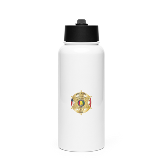 Marshall County Sheriffs Office 51490658 Stainless Steel Water Bottle with a Straw Lid