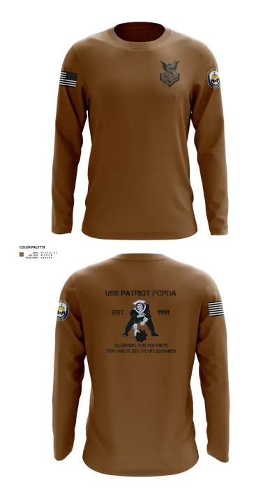 Uss patriot Long Sleeve Performance Shirt 21