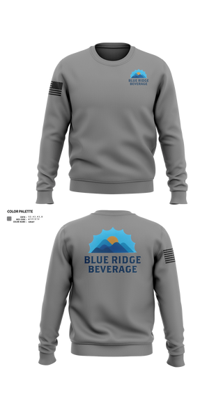 Crew Neck Sweatshirt, 10th Mountain DivisionBlue Ridge Beverage, Army, Teamtime, Team time, sublimation, custom sports apparel, team uniforms, spirit wear, spiritwear, sports uniforms, custom shirts, team store, custom team store, fundraiser sports, apparel fundraiser
