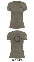 Fundamentals 58616940 Women's Short Sleeve V-neck Shirt - 68