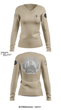 EMOS-Efficient Members Of Society 62935973 Women's Long Sleeve V-neck Shirt - 1