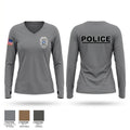 LAURINBURG POLICE DEPARTMENT Women's Long Sleeve V-neck Shirt - 1