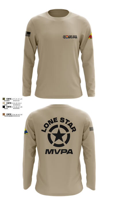 Lone Star MVPA 905145 Long Sleeve Performance Shirt 1