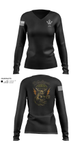 301 76362745 Women's Long Sleeve V-neck Shirt - 21
