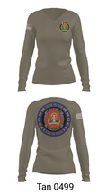 Henry H. Lind NCO Academy 25964448 Women's Long Sleeve V-neck Shirt - 11