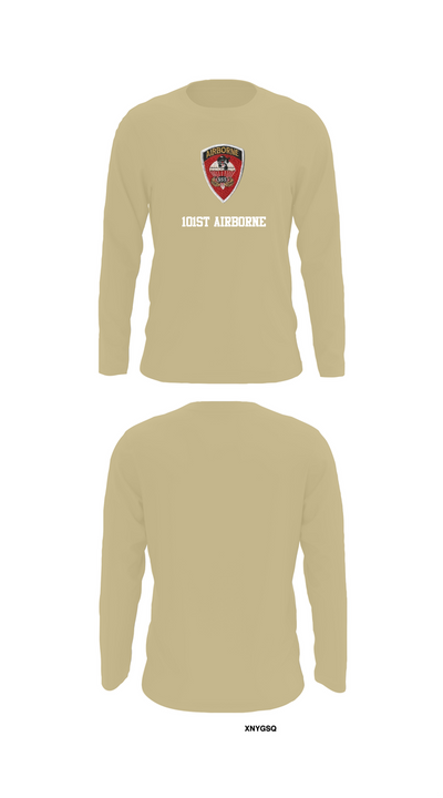 101st Airborne 37445934 Long Sleeve Performance Shirt 92