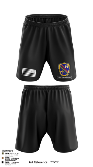 Athletic Shorts With Pockets, Co A, 1st-160th INF, 79th IBCT, , Teamtime, Team time, sublimation, custom sports apparel, team uniforms, spirit wear, spiritwear, sports uniforms, custom shirts, team store, custom team store, fundraiser sports, apparel fundraiser