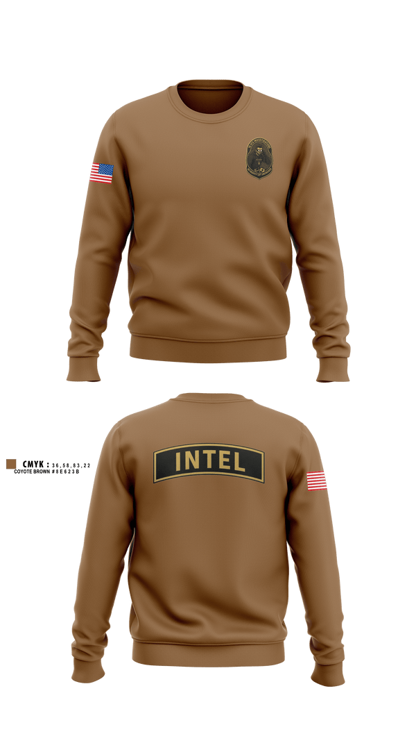 Crew Neck Sweatshirt, 18 Security Forces Squadron, Air Force, Teamtime, Team time, sublimation, custom sports apparel, team uniforms, spirit wear, spiritwear, sports uniforms, custom shirts, team store, custom team store, fundraiser sports, apparel fundraiser