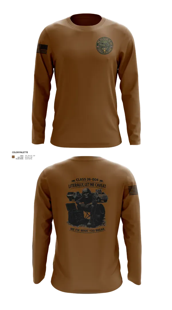 Long Sleeve Performance Shirt, ALC CLASS 26-004, Army, Teamtime, Team time, sublimation, custom sports apparel, team uniforms, spirit wear, spiritwear, sports uniforms, custom shirts, team store, custom team store, fundraiser sports, apparel fundraiser