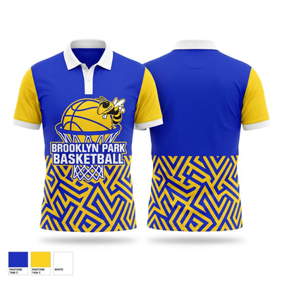 Brooklyn Park Bees Short Sleeve Performance Polo - 1