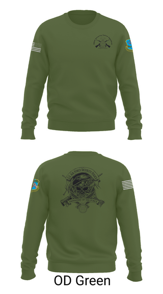 Crew Neck Sweatshirt, 380th Security Police Squadron, , Teamtime, Team time, sublimation, custom sports apparel, team uniforms, spirit wear, spiritwear, sports uniforms, custom shirts, team store, custom team store, fundraiser sports, apparel fundraiser