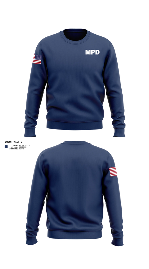 Crew Neck Sweatshirt, Mobile police dept 4th precinct 3rd Squad, Police, Teamtime, Team time, sublimation, custom sports apparel, team uniforms, spirit wear, spiritwear, sports uniforms, custom shirts, team store, custom team store, fundraiser sports, apparel fundraiser