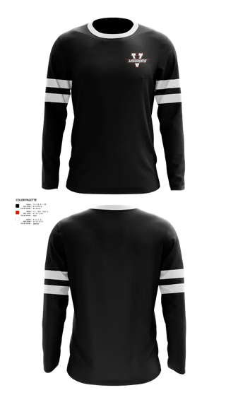 Long Sleeve Performance Shirt, Valley Regional High School Basketball, Men's Basketball, Teamtime, Team time, sublimation, custom sports apparel, team uniforms, spirit wear, spiritwear, sports uniforms, custom shirts, team store, custom team store, fundraiser sports, apparel fundraiser