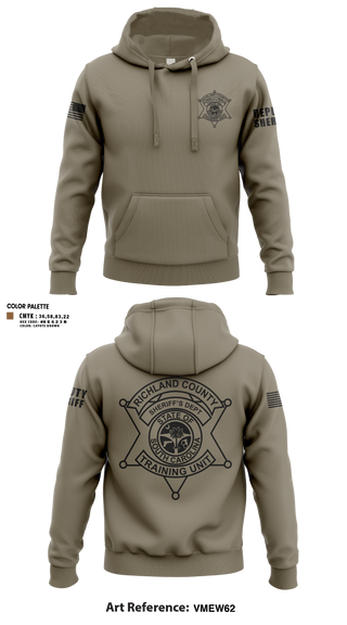 Hoodie, Richland County Sheriff's Department Training Unit, Police, Teamtime, Team time, sublimation, custom sports apparel, team uniforms, spirit wear, spiritwear, sports uniforms, custom shirts, team store, custom team store, fundraiser sports, apparel fundraiser