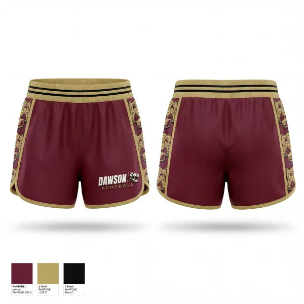 Womens Shorts, Dawson County, , Teamtime, Team time, sublimation, custom sports apparel, team uniforms, spirit wear, spiritwear, sports uniforms, custom shirts, team store, custom team store, fundraiser sports, apparel fundraiser