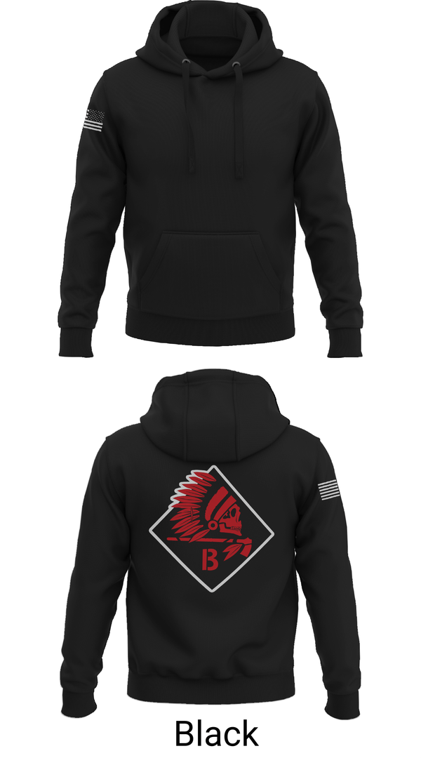Hoodie, Bco 2-501 PIR, Army, Teamtime, Team time, sublimation, custom sports apparel, team uniforms, spirit wear, spiritwear, sports uniforms, custom shirts, team store, custom team store, fundraiser sports, apparel fundraiser