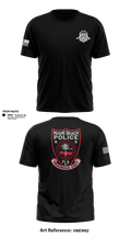 Miami Beach Police Department Training Unit  Old School Cotton Feel Shirt - 1