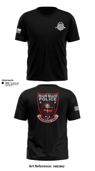 Old School Cotton Feel Shirt, Miami Beach Police Department Training Unit, Police, Teamtime, Team time, sublimation, custom sports apparel, team uniforms, spirit wear, spiritwear, sports uniforms, custom shirts, team store, custom team store, fundraiser sports, apparel fundraiser