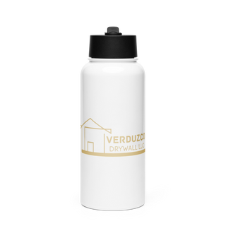 Verduzco Drywall Stainless Steel Water Bottle with a Straw Lid