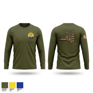 Long Sleeve Performance Shirt, New York Recruiting and Retention, Air Force, Teamtime, Team time, sublimation, custom sports apparel, team uniforms, spirit wear, spiritwear, sports uniforms, custom shirts, team store, custom team store, fundraiser sports, apparel fundraiser
