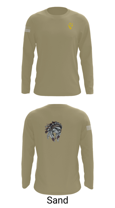 6-9 Cavalry Regiment 17132941 Long Sleeve Performance Shirt 86