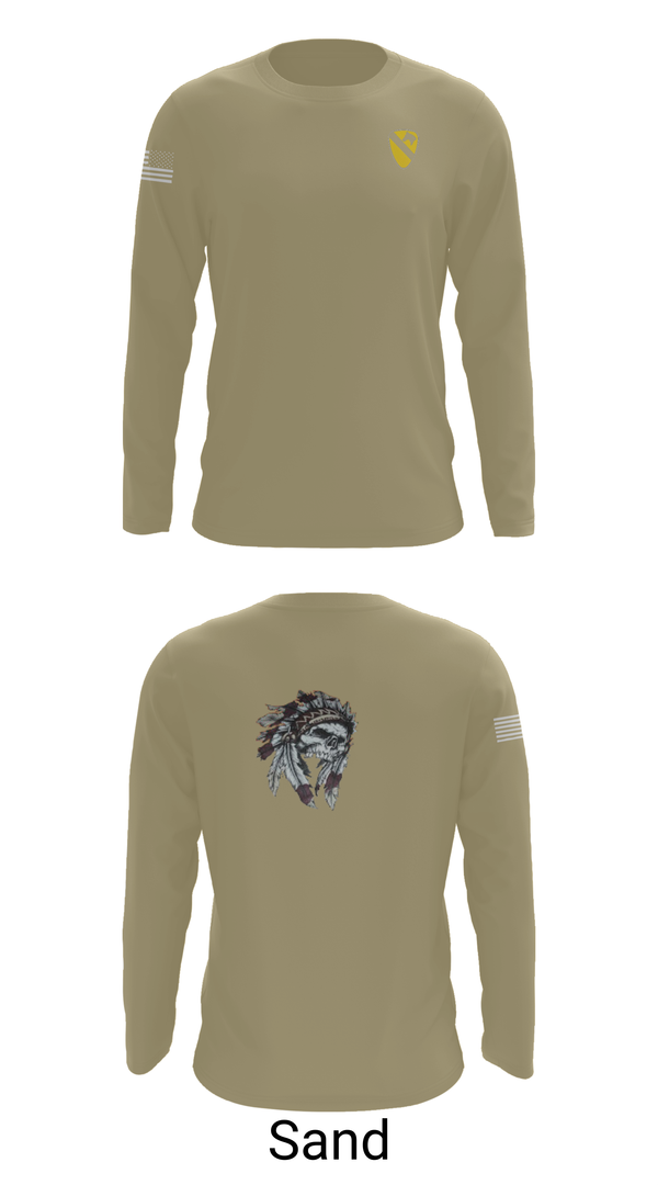 Long Sleeve Performance Shirt, 6-9 Cavalry Regiment, , Teamtime, Team time, sublimation, custom sports apparel, team uniforms, spirit wear, spiritwear, sports uniforms, custom shirts, team store, custom team store, fundraiser sports, apparel fundraiser
