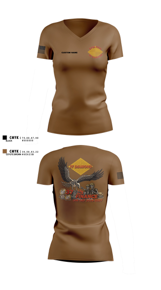Womens Short Sleeve Vneck Shirt, 37th FICO, Army, Teamtime, Team time, sublimation, custom sports apparel, team uniforms, spirit wear, spiritwear, sports uniforms, custom shirts, team store, custom team store, fundraiser sports, apparel fundraiser