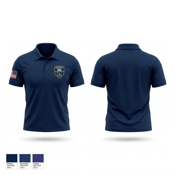 Short Sleeve Performance Polo, Bridgeport Township Police Department, Police, Teamtime, Team time, sublimation, custom sports apparel, team uniforms, spirit wear, spiritwear, sports uniforms, custom shirts, team store, custom team store, fundraiser sports, apparel fundraiser