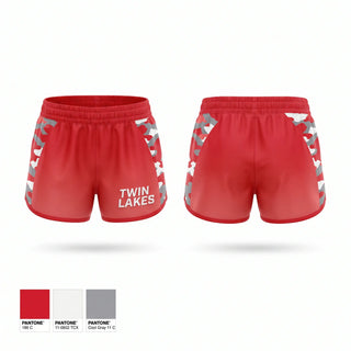Womens Shorts, Twin Lakes, Cheer, Teamtime, Team time, sublimation, custom sports apparel, team uniforms, spirit wear, spiritwear, sports uniforms, custom shirts, team store, custom team store, fundraiser sports, apparel fundraiser