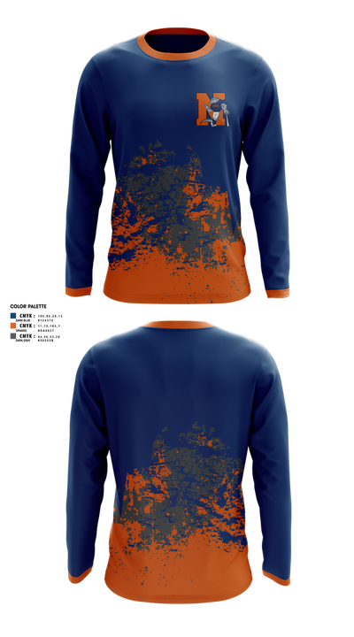 North Shore Navigators 54944032 Long Sleeve Performance Shirt 1