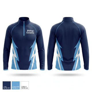Quarter Zip Jacket, Bishop Canevin, Baseball, Teamtime, Team time, sublimation, custom sports apparel, team uniforms, spirit wear, spiritwear, sports uniforms, custom shirts, team store, custom team store, fundraiser sports, apparel fundraiser