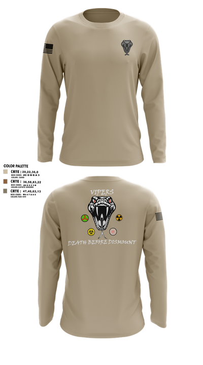 Vipers 4958651 Long Sleeve Performance Shirt 1
